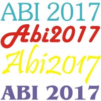 Aufkleber "ABI 20XX" 60 cm
