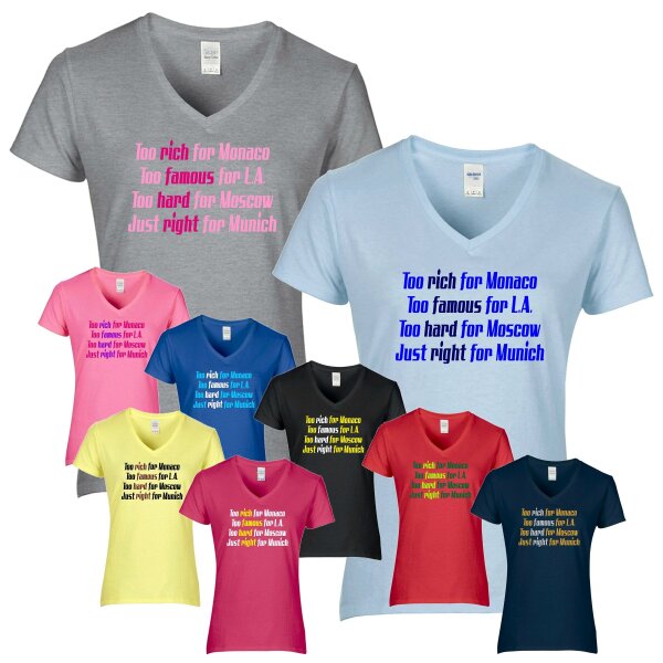 T-Shirt - TOO RICH FOR...-