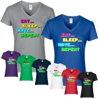 T-Shirt - EAT - SLEEP - RAVE - REPEAT