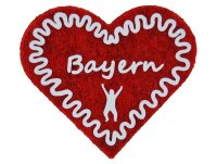 Ansteck-Herz "Bayern"