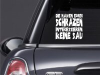 Aufkleber "Die Namen eurer Schrazen..."