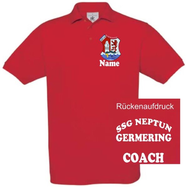 Herren Trainer-Polo-Shirt "SSG Neptun Germering"