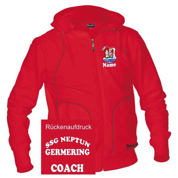 Herren Trainer-Sweat-Jacke "SSG Neptun Germering"