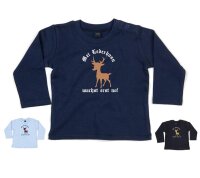 Langarm-Shirt - MEI LEDERHOSN WACHST ERST NO!