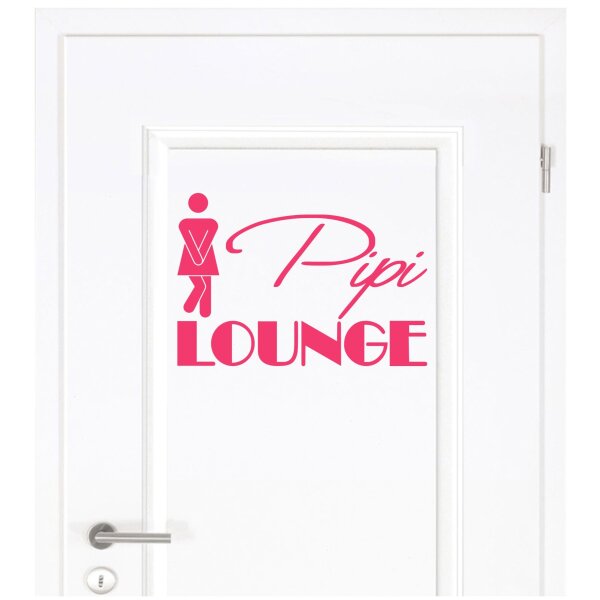 Wandtattoo - PIPI LOUNGE - für Damen
