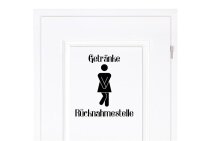 Wandtattoo - GETRÄNKERÜCKNAHMESTELLE - für...