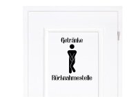 Wandtattoo - GETRÄNKERÜCKNAHMESTELLE - für...