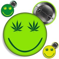 Button "Happy Weed"