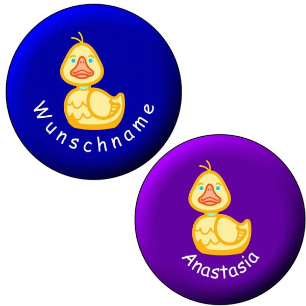 Button - ENTE - mit Wunschname