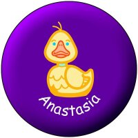 Button - ENTE - mit Wunschname