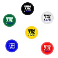 Button "Who the f**k is Berlin?"
