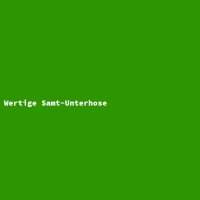 Wertige Samt-Unterhose