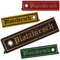 Schlüsselanhänger aus Filz - Platzhirsch