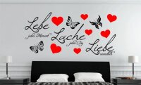 Wandtattoo - LEBE - LACHE - LIEBE