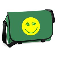 Messenger-Bag "Happy Weed"