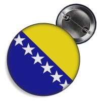 Button - BOSNIEN - Fahne