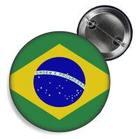 Button - BRASILIEN - Fahne