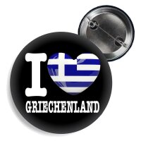 Button - I LOVE GRIECHENLAND -