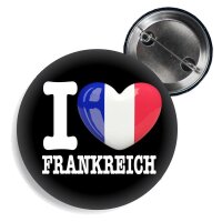 Button - I LOVE FRANKREICH -
