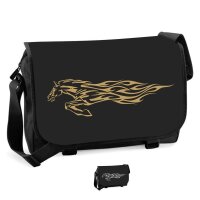 Messenger-Bag "Flammenpferd"
