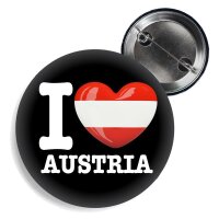 Button - I LOVE AUSTRIA -