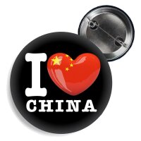 Button - I LOVE CHINA -