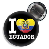 Button - I LOVE ECUADOR -
