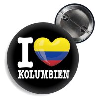 Button - I LOVE KOLUMBIEN -