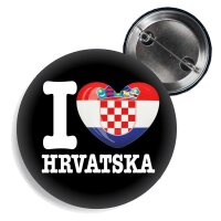 Button - I LOVE HRVATSKA -