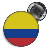 Button - KOLUMBIEN - Fahne