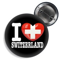 Button - I LOVE SWITZERLAND -