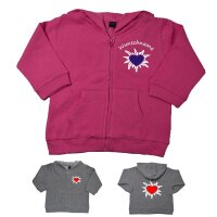 Baby Sweatjacke - EDELWEIß - mit Wunschname