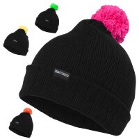 URBAN CLASSICS "Neon Contrast Bobble Beanie"
