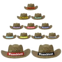 PANAMA - STROHHUT - mit Wunschaufdruck