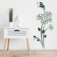 Wandtattoo - RANKE mit SCHMETTERLING