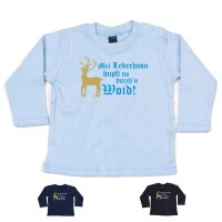 Langarm-Shirt - MEI LEDERHOSN HUPFT NO DURCHN WOID