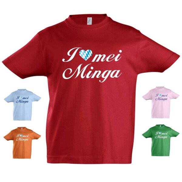 Kinder T-Shirt - I MOG MEI MINGA