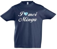 Kinder T-Shirt - I MOG MEI MINGA