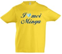Kinder T-Shirt - I MOG MEI MINGA
