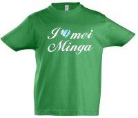 Kinder T-Shirt - I MOG MEI MINGA