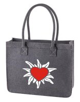 Filz-Shopper "Edelweiß"