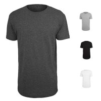 BUILD YOUR BRAND "Shaped Long Tee"