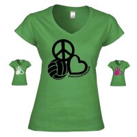 T-Shirt "Peace, Love & Volleyball"