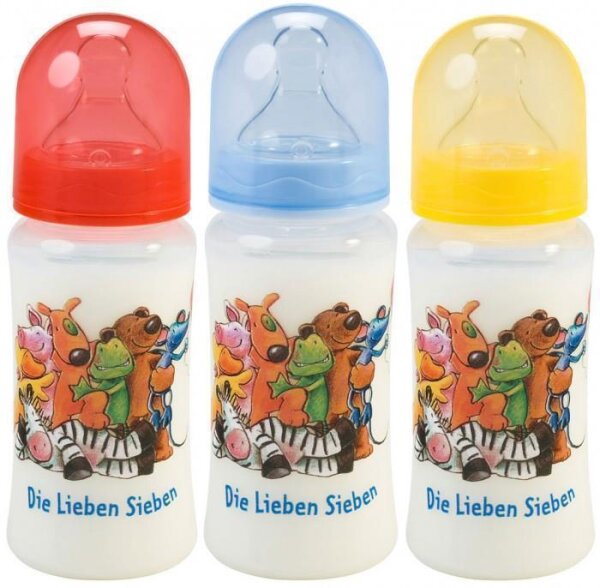 BABY-NOVA Weithalsventilflasche "Die Lieben Sieben"