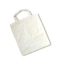 Baumwolltasche, kurze Henkel, Basic