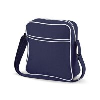 BAGBASE "Retro Flight Bag" french navy / white
