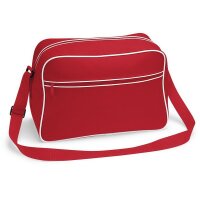 BAGBASE Retro Schultertasche Classic Red / White