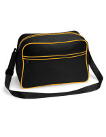 BAGBASE Retro Schultertasche Black / Gold