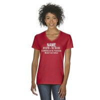 T-Shirt "Dschungel-Nummer" rot