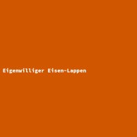 Eigenwilliger Eisen-Lappen